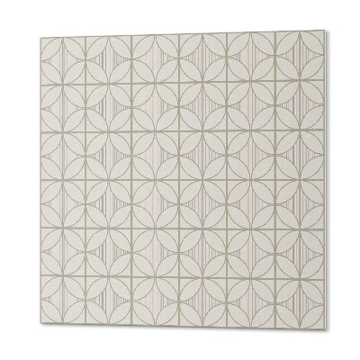 Čtvercový panel na zeď Stylové kruhy v geometrickém designu