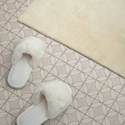 Čtvercový panel na zeď Stylové kruhy v geometrickém designu