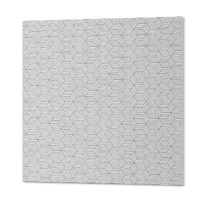 Čtvercový nástěnný panel Moderní šestihranný listový vzor