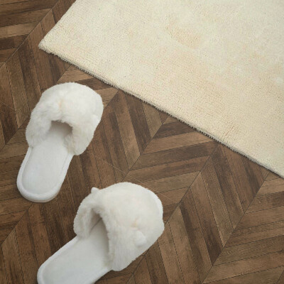 Čtvercový panel na zeď Desky v klasickém vzoru rybí kosti