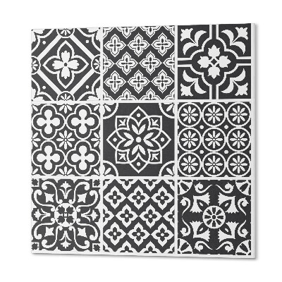 Čtvercový panel na zeď Stylová geometrie v podobě dlaždic