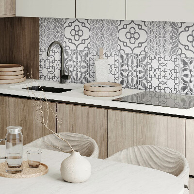 Čtvercový nástěnný panel Uspořádání geometrických vzorů