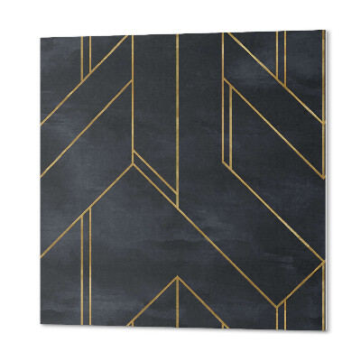 Čtvercový obkladový panel Čáry v abstraktní geometrii