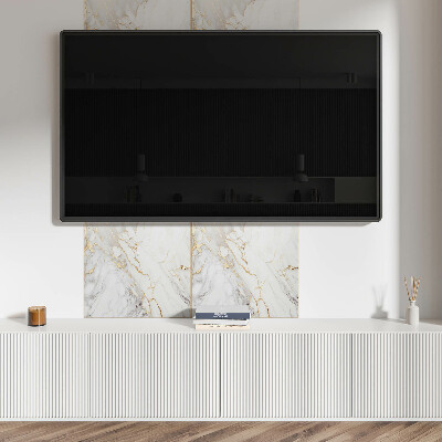 Čtvercový panel na zeď Mramorový motiv s jemnými žilkami