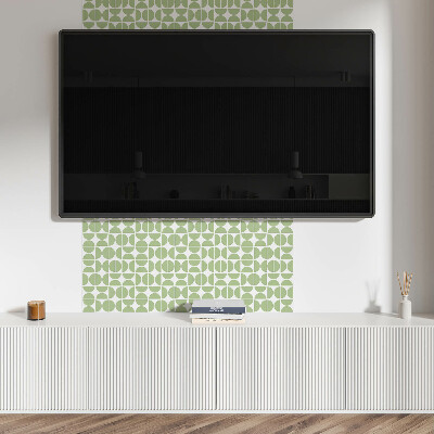 Čtvercový obkladový panel Moderní design kol v podobě abstrakce