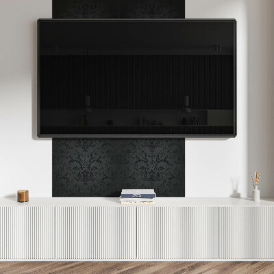 Čtvercový obkladový panel Subtilní rostlinný design