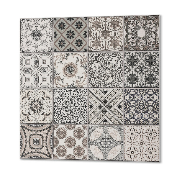 Čtvercový obkladový panel Stylové vzory z éry vintage