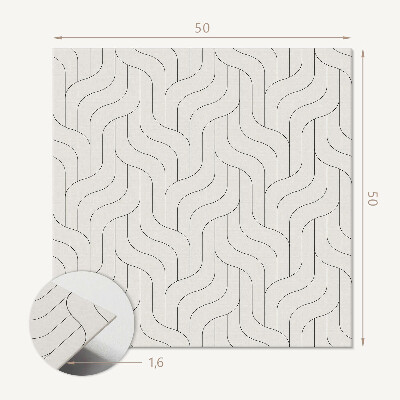 Čtvercový obkladový panel Geometrický vzor