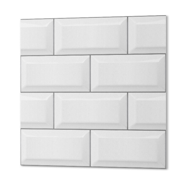 Čtvercový obkladový panel Motiv cihel v minimalistickém designu