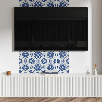 Čtvercový nástěnný panel Květinový potisk