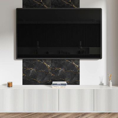 Čtvercový panel na zeď Mramorový motiv s elegantními žilkami
