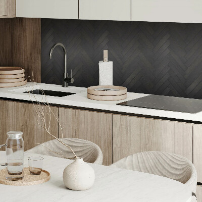 Čtvercový panel na zeď Design parket s rybí kostí