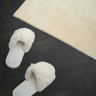 Čtvercový panel na zeď Design parket s rybí kostí