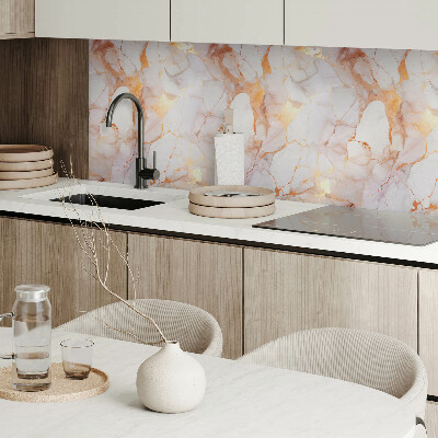 Čtvercový panel na zeď Elegantní mramorový vzor s žilkováním