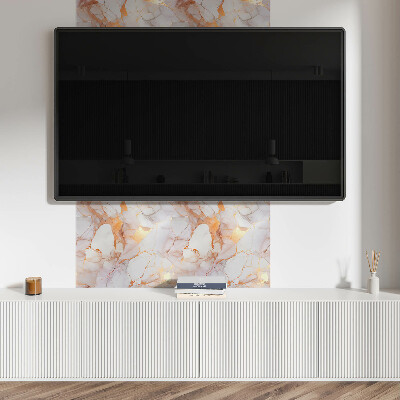 Čtvercový panel na zeď Elegantní mramorový vzor s žilkováním