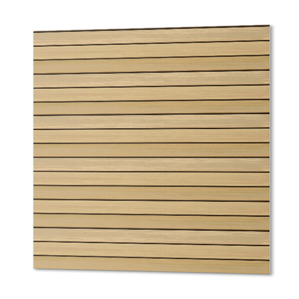 Čtvercový nástěnný panel Paralelní vzor dřevěných prken