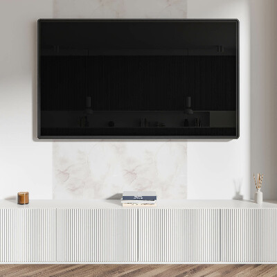 Čtvercový nástěnný panel Jemné linie mramorového designu