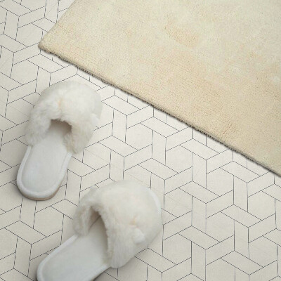 Čtvercový panel na zeď Geometrie v šestiúhelníkovém stylu