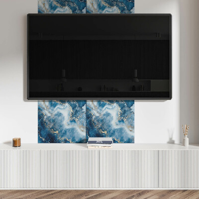 Čtvercový nástěnný panel Fenomenální vzor v mramorovém stylu