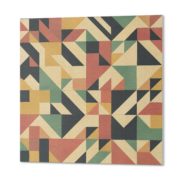 Čtvercový obkladový panel Abstraktní motiv s geometrickými tvary