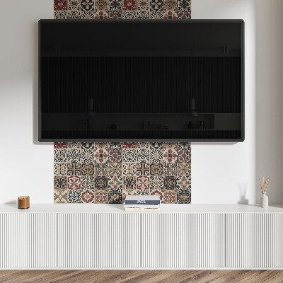 Čtvercový nástěnný panel Stylové mozaikové aranžmá