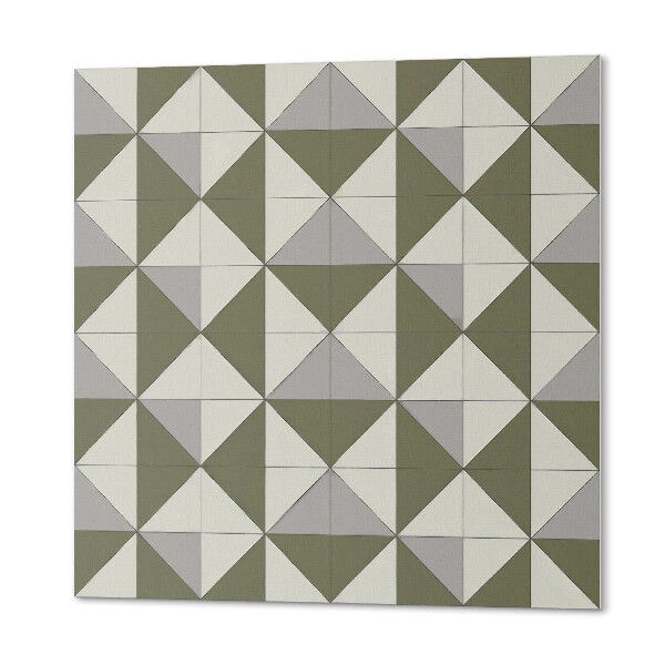 Čtvercový obkladový panel Design s trojúhelníky v geometrickém stylu
