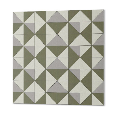 Čtvercový obkladový panel Design s trojúhelníky v geometrickém stylu
