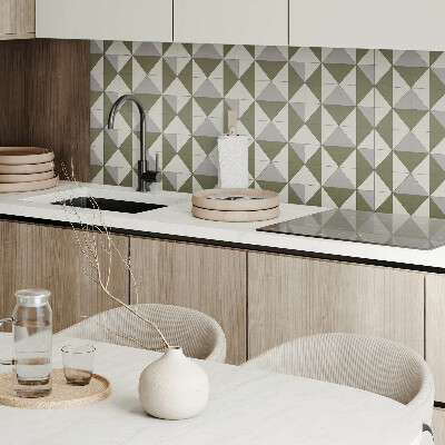 Čtvercový obkladový panel Design s trojúhelníky v geometrickém stylu