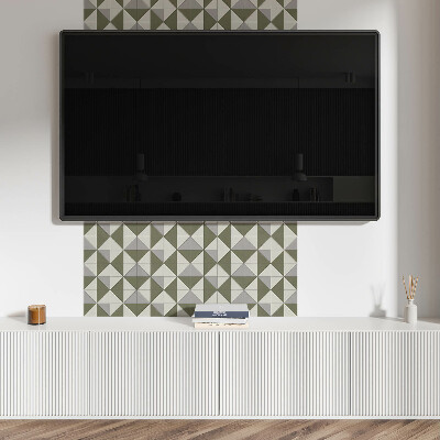 Čtvercový obkladový panel Design s trojúhelníky v geometrickém stylu