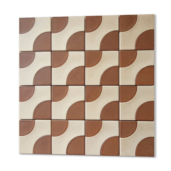 Čtvercový nástěnný panel Stylové geometrické motivy