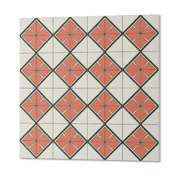 Čtvercový obkladový panel Stylový geometrický kosočtvercový motiv