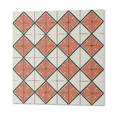 Čtvercový obkladový panel Stylový geometrický kosočtvercový motiv