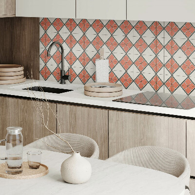 Čtvercový obkladový panel Stylový geometrický kosočtvercový motiv