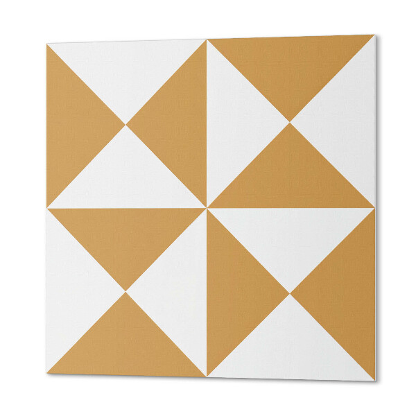 Čtvercový panel na zeď Trojúhelníkový vzor v geometrickém stylu