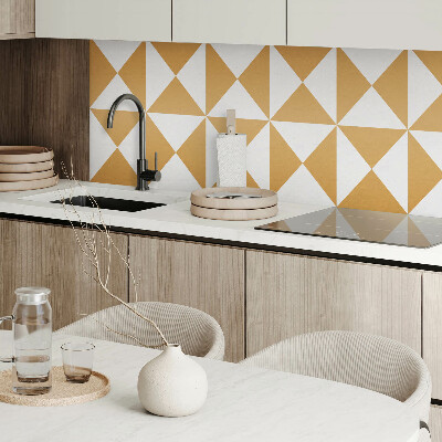 Čtvercový panel na zeď Trojúhelníkový vzor v geometrickém stylu
