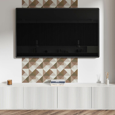 Čtvercový obkladový panel Abstraktní trojúhelníková geometrie