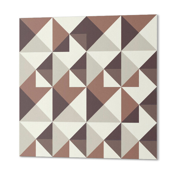 Čtvercový nástěnný panel Trojúhelníková geometrie v jedinečném designu