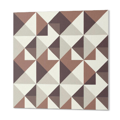 Čtvercový nástěnný panel Trojúhelníková geometrie v jedinečném designu