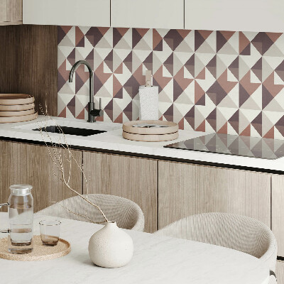 Čtvercový nástěnný panel Trojúhelníková geometrie v jedinečném designu
