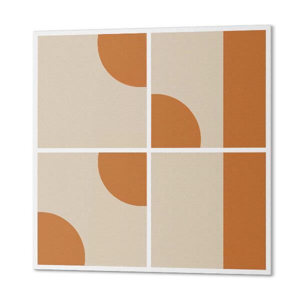 Čtvercový obkladový panel Abstraktní geometrický vzor