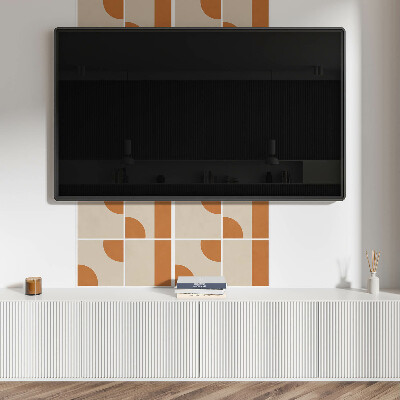 Čtvercový obkladový panel Abstraktní geometrický vzor