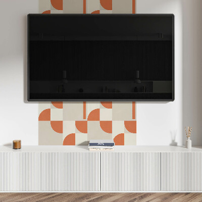 Čtvercový nástěnný panel Moderní geometrický vzor