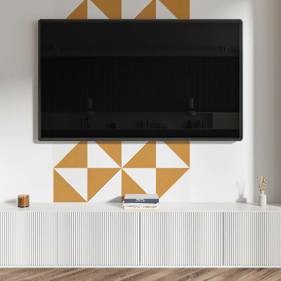 Čtvercový obkladový panel Geometrie trojúhelníku vložená do čtverců