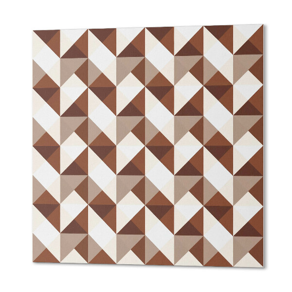 Čtvercový nástěnný panel Stylový geometrický vzor s trojúhelníky