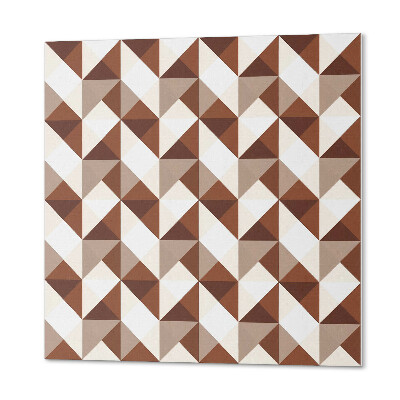 Čtvercový nástěnný panel Stylový geometrický vzor s trojúhelníky