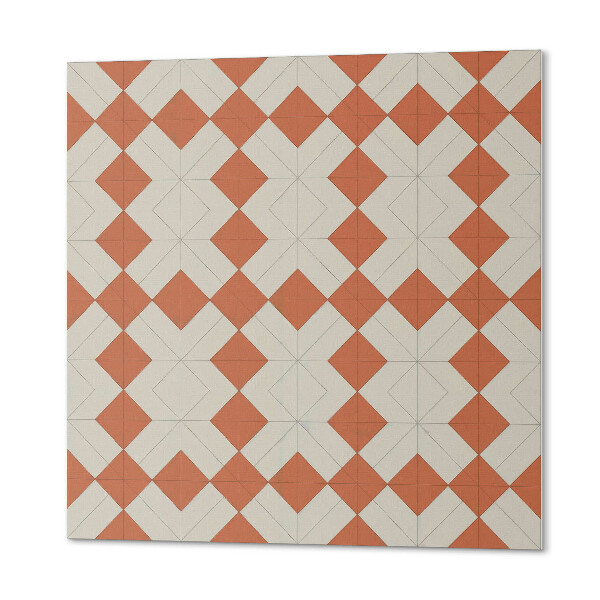 Čtvercový obkladový panel Geometrie kosočtverců v mřížce