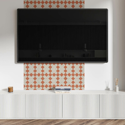 Čtvercový obkladový panel Geometrie kosočtverců v mřížce