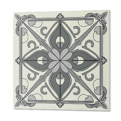 Čtvercový obkladový panel Květinový design v dokonalé rovnováze