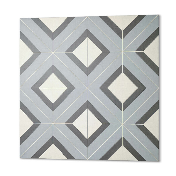Čtvercový nástěnný panel Geometrie v odstínech pastelů