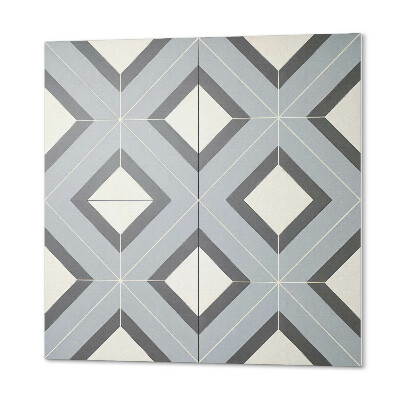 Čtvercový nástěnný panel Geometrie v odstínech pastelů